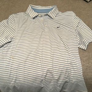 Vineyard Vines stripped men’s polo size medium